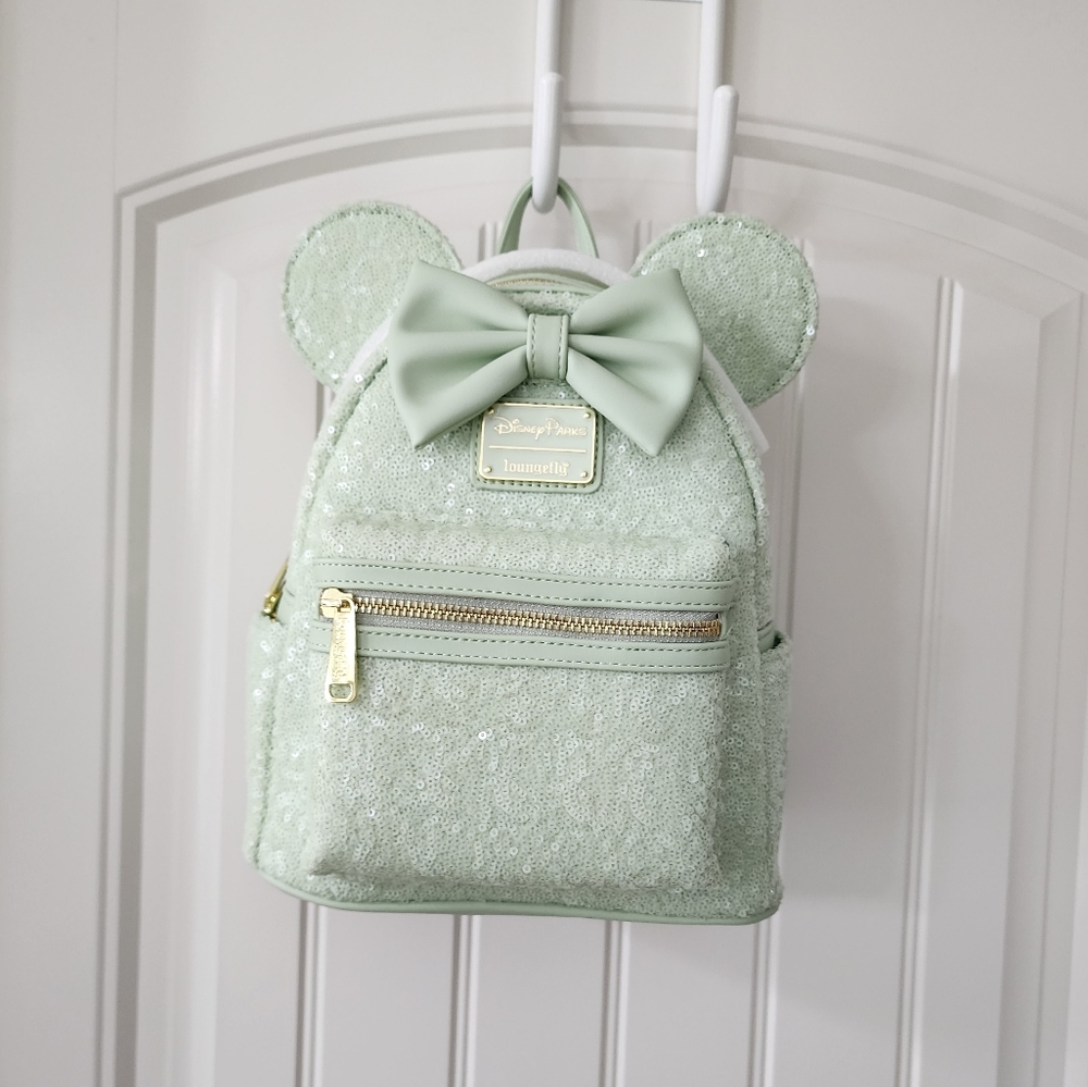 Loungefly mint Sequin - Picture 1 of 6